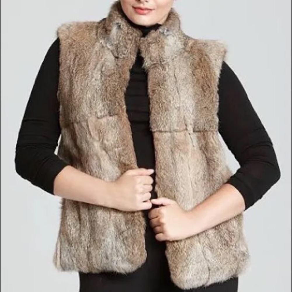 Michael Kors Rabbit Fur Vest - Women’s Large